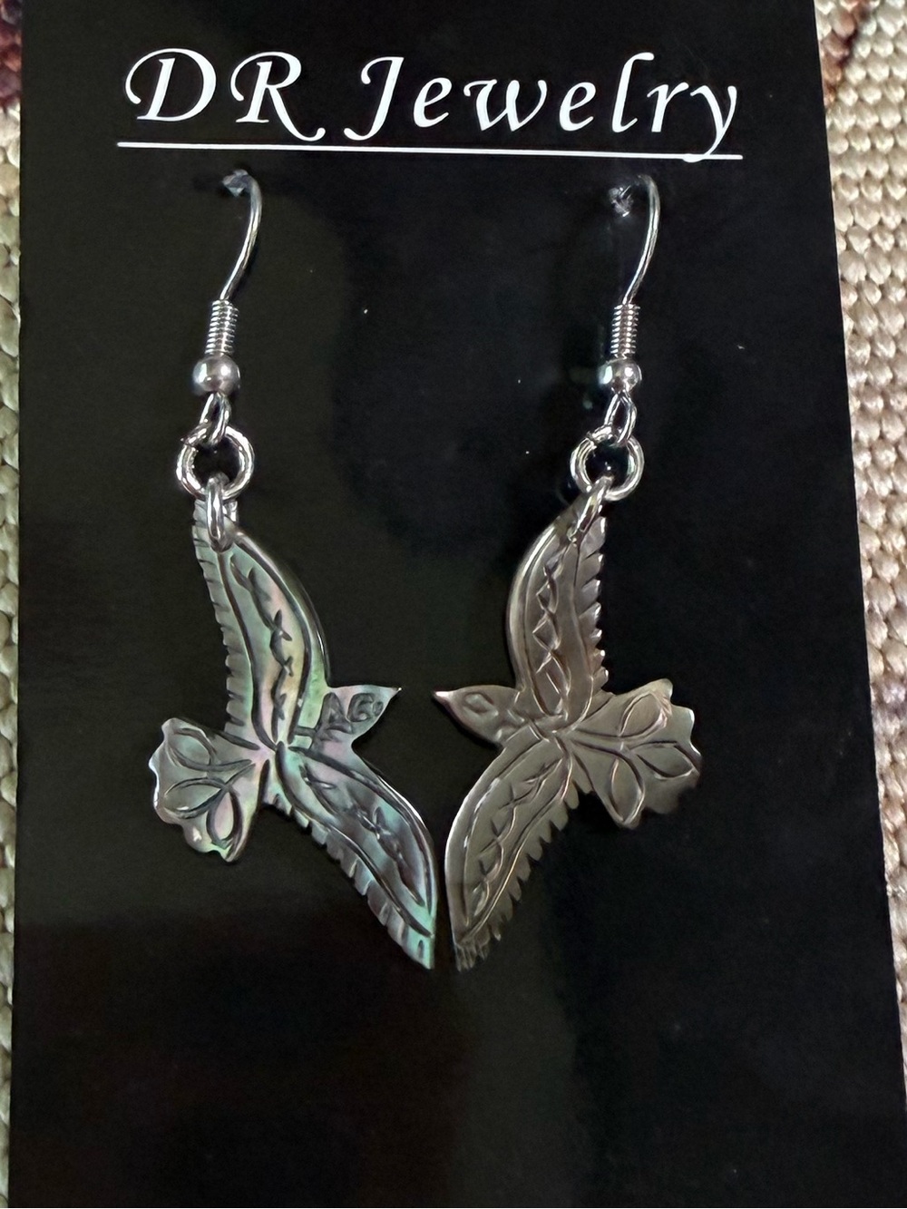 Handmade Bird Shell Earrings